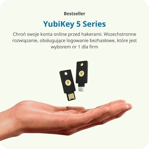 Klucz Sprzętowy Yubico YubiKey 5C U2F FIDO