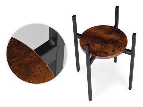 Kwietnik stojący stojak na kwiaty ozdoby loft ModernHome