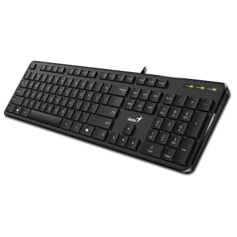 Genius Slimstar M200 Copilot klawiatura przewodowa (USB) CZ/SK, czarna