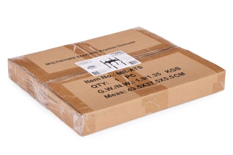 Kwietnik stojący stojak na kwiaty ozdoby 2 poziomy czarny ModernHome