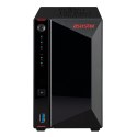 NAS Asustor AS5402T; Tower; 2x (3.5" SATA HDD/ 2.5" SSD); Intel Celeron N5105, 4GB DDR4 SODIMM (max. 16GB), 2x 2.5GbE, 4x M.2 22