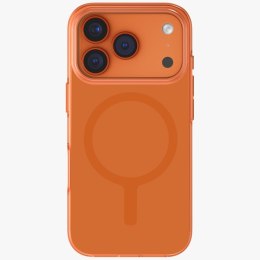 Etui UNIQ Clario do iPhone 17 Pro Magclick Charging pomarańczowy