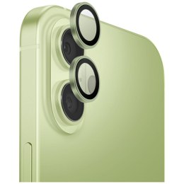 Szkło na obiektyw aparatu UNIQ Optix Aluminium Camera Lens Protector do iPhone 17 z aplikatorem zielony