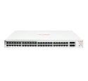 Przełącznik Aruba Instant On 1830 48G 24p Class4 PoE 4SFP 370W Zarządzany L2 Gigabit Ethernet (10/100/1000) Obsługa PoE 1U