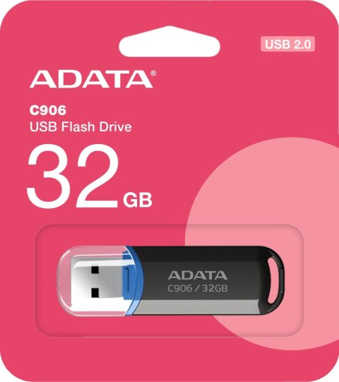 Adata Pendrive C906 32GB USB2.0 czarne