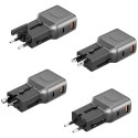 Ładowarka sieciowa Energea TravelGo Adapter 35 USB-A/USB-C 35W grafitowo-czarny