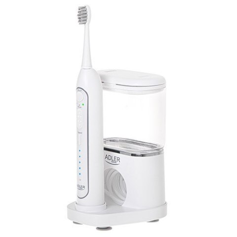 Adler | 2-in-1 Water Flossing Sonic Brush | AD 2180w | Rechargeable | For adults | Number of brush heads included 2 | Number of 