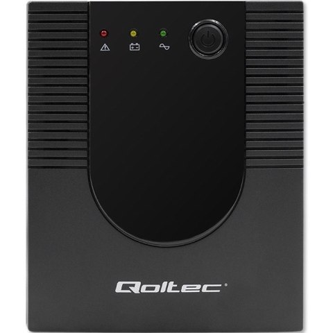 Qoltec 53777 zasilacz UPS Technologia line-interactive 2 kVA 1200 W 4 x gniazdo sieciowe