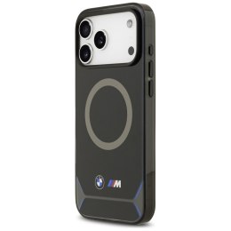 Etui BMW M IML Metal Buttons & Logo MagSafe do iPhone 17 Pro Max niebieski