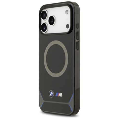 Etui BMW M IML Metal Buttons & Logo MagSafe do iPhone 17 Pro Max niebieski
