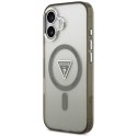Etui Guess IML Gradient Triangle Logo MagSafe do iPhone 17 khaki