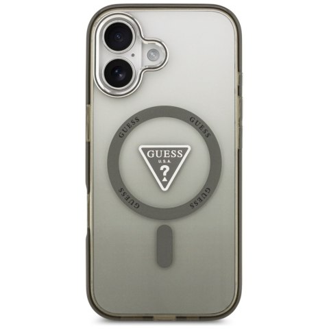 Etui Guess IML Gradient Triangle Logo MagSafe do iPhone 17 khaki