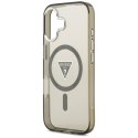 Etui Guess IML Gradient Triangle Logo MagSafe do iPhone 17 khaki