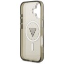 Etui Guess IML Gradient Triangle Logo MagSafe do iPhone 17 khaki