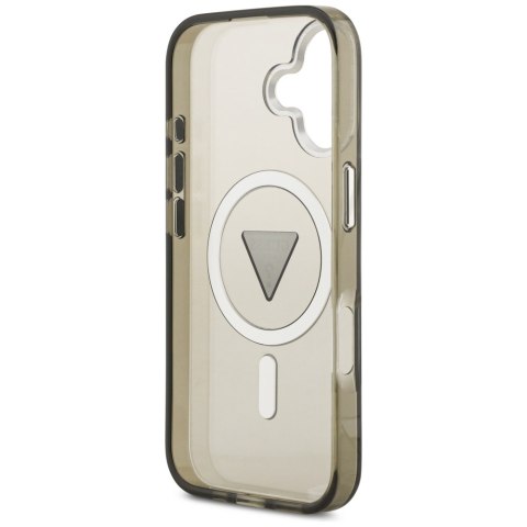 Etui Guess IML Gradient Triangle Logo MagSafe do iPhone 17 khaki