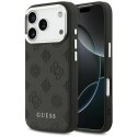 Etui Guess Peony Hot Stamp Script MagSafe do iPhone 17 Pro czarny