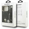 Etui Karl Lagerfeld Big Strap Karl Metal Logo MagSafe do iPhone 17 Pro Max czarny