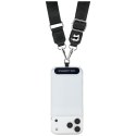 Uniwersalna smycz Karl Lagerfeld Universal Strap Tether Patch Choupette Metal Logo czarny