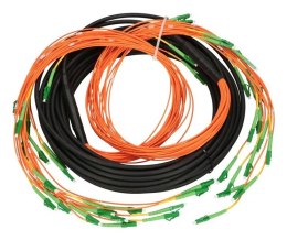 Extralink MP1 kabel InfiniBand / światłowodowy 25 m LC APC LC/APC Czarny, Zielony, Pomarańczowy
