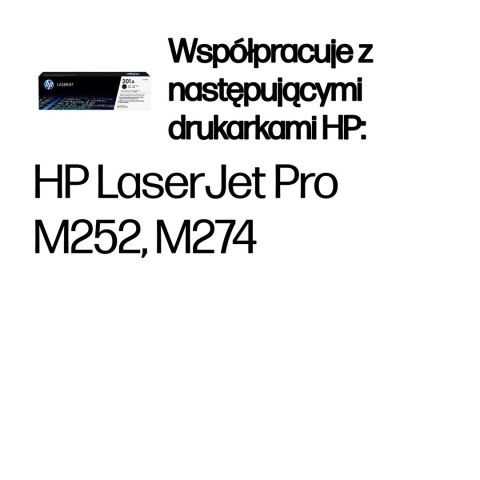 HP 201A oryginalny wkład laserowy, czarny