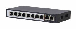 Extralink Switch PoE PERSES 8x Gigabit PoE/PoE+, 2x RJ45 Uplink Gigabit, 96W
