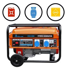 Extralink Agregat prądotwórczy EGH-3000 hybrydowy, 3kW 1F