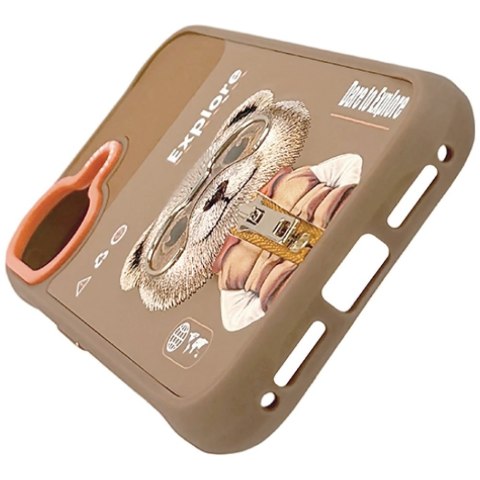 Etui Nimmy Cool&Cute 2.0 Bear do iPhone 17 beżowy