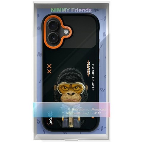 Etui Nimmy Cool&Cute 2.0 Gorilla do iPhone 17 czarny