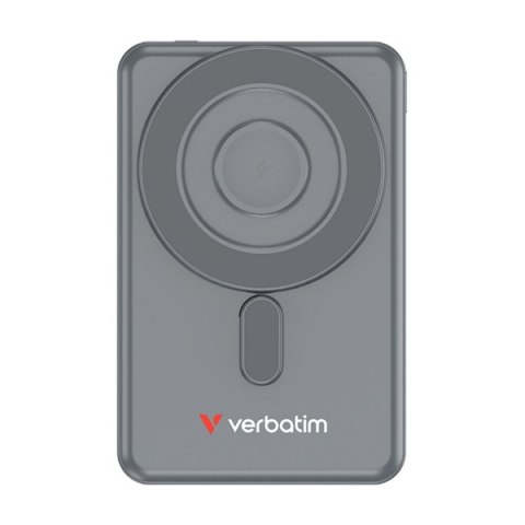 Verbatim, 5V, ładowanie telefonu, 32251, 5 000mAh, Mocowanie magnetyczne, szara