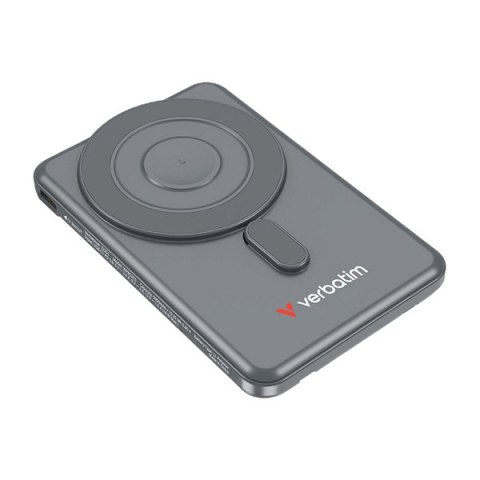 Verbatim, 5V, ładowanie telefonu, 32251, 5 000mAh, Mocowanie magnetyczne, szara