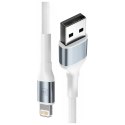Kabel 3MK Hyper Cable N-SERIES USB-A do Lightning 2m 5V/2.4A 12W biały