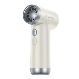 Wielofunkcyjny wiatrak AWEI F40 3w1 3300mAh biały