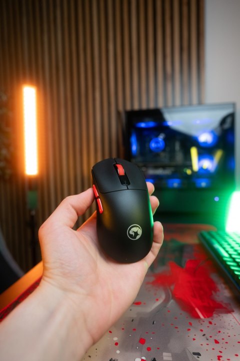 Mysz Marvo NIRO 60, czarna, optyczna, 12000DPI, Tri-Mode