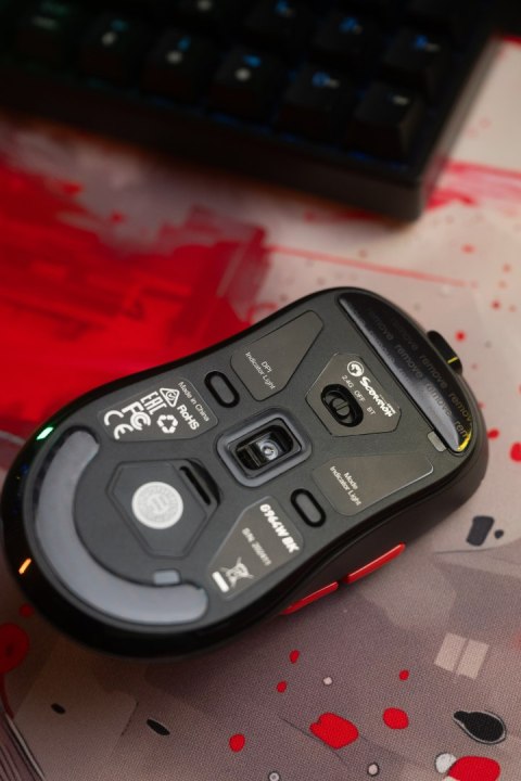 Mysz Marvo NIRO 60, czarna, optyczna, 12000DPI, Tri-Mode