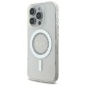Guess GUHMP16XPFTDTEH iPhone 16 Pro Max 6.9" biały/white hardcase IML Rhinestones MagSafe