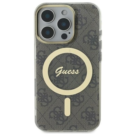 Guess GUHMP16LH4STW iPhone 16 Pro 6.3" brązowy/brown hardcase IML 4G MagSafe