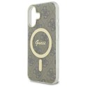 Guess GUHMP16MH4STW iPhone 16 Plus 6.7" brązowy/brown hardcase IML 4G MagSafe