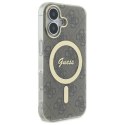 Guess GUHMP16SH4STW iPhone 16 6.1" brązowy/brown hardcase IML 4G MagSafe
