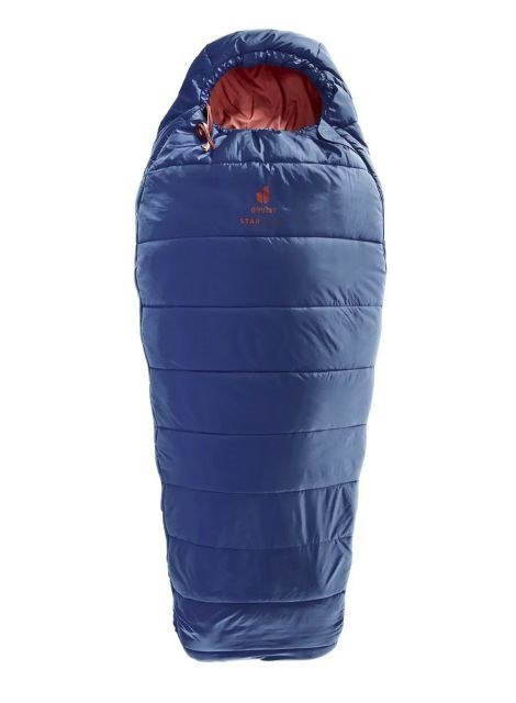Śpiwór dziecięcy Deuter Starlight SQ (130-170 cm), nightblue/redwood