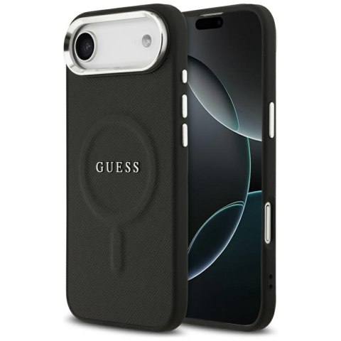 Etui Guess Classic Logo MagSafe do iPhone Air czarny