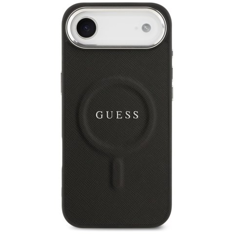 Etui Guess Classic Logo MagSafe do iPhone Air czarny