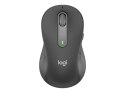 Logitech Signature M650 L Left Wireless Mouse, RF Wireless + Bluetooth, 2000 DPI, Graphite | Logitech