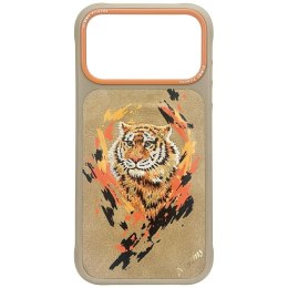 Etui Nimmy Tygrys MagSafe do iPhone 17 Pro Max jasnobrązowy