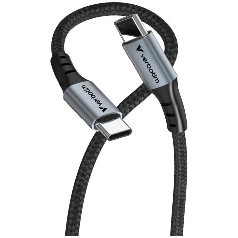 Kabel Verbatim Sync & Charge USB-C do USB-C QC PD 60W 120cm czarny 31845