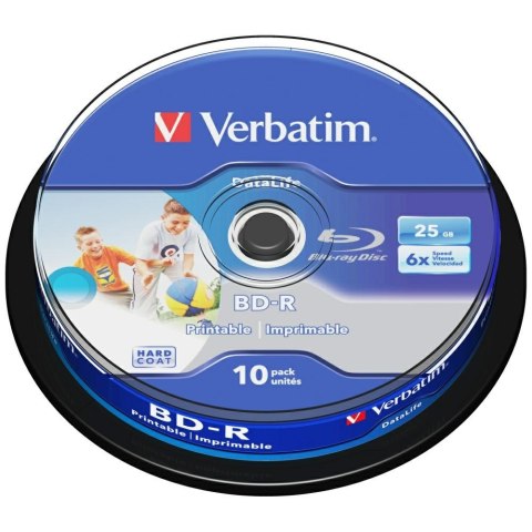 Płyta BD-R Verbatim SL Printable Datalife 6X 25GB 10szt 43804