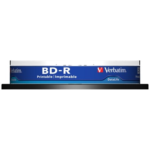 Płyta BD-R Verbatim SL Printable Datalife 6X 25GB 10szt 43804