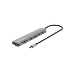 Stacja dokująca USB-C na HDMI/USB-C/PD/2x USB-A/SD/MicroSD