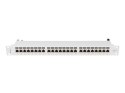 LANBERG PATCH PANEL 24 PORT 1U 19" KAT.7 FTP SZARY PPS7-1024-S