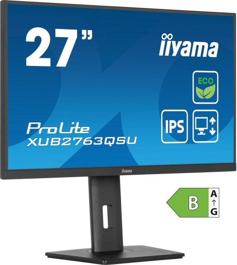 Monitor IIYAMA 68.6cm (27") XUB2763QSU-B1 16:9 HDMI+DP+USB IPS Lift