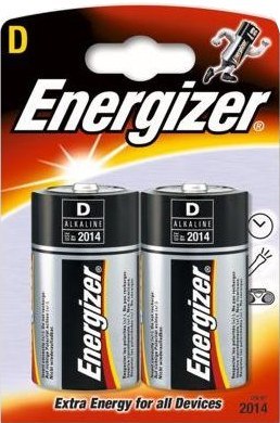 Baterie ENERGIZER Alkaliczna D (LR20, R20, 13A, MN1300, UM1, HP2) 2 szt. EN629733/633810